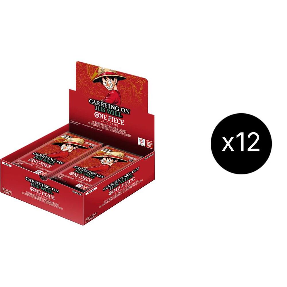 One Piece Card Game Carrying On His Will (OP13) Sealed Booster Case One Piece Card Game Carrying On His Will (OP13) Sealed Booster Case